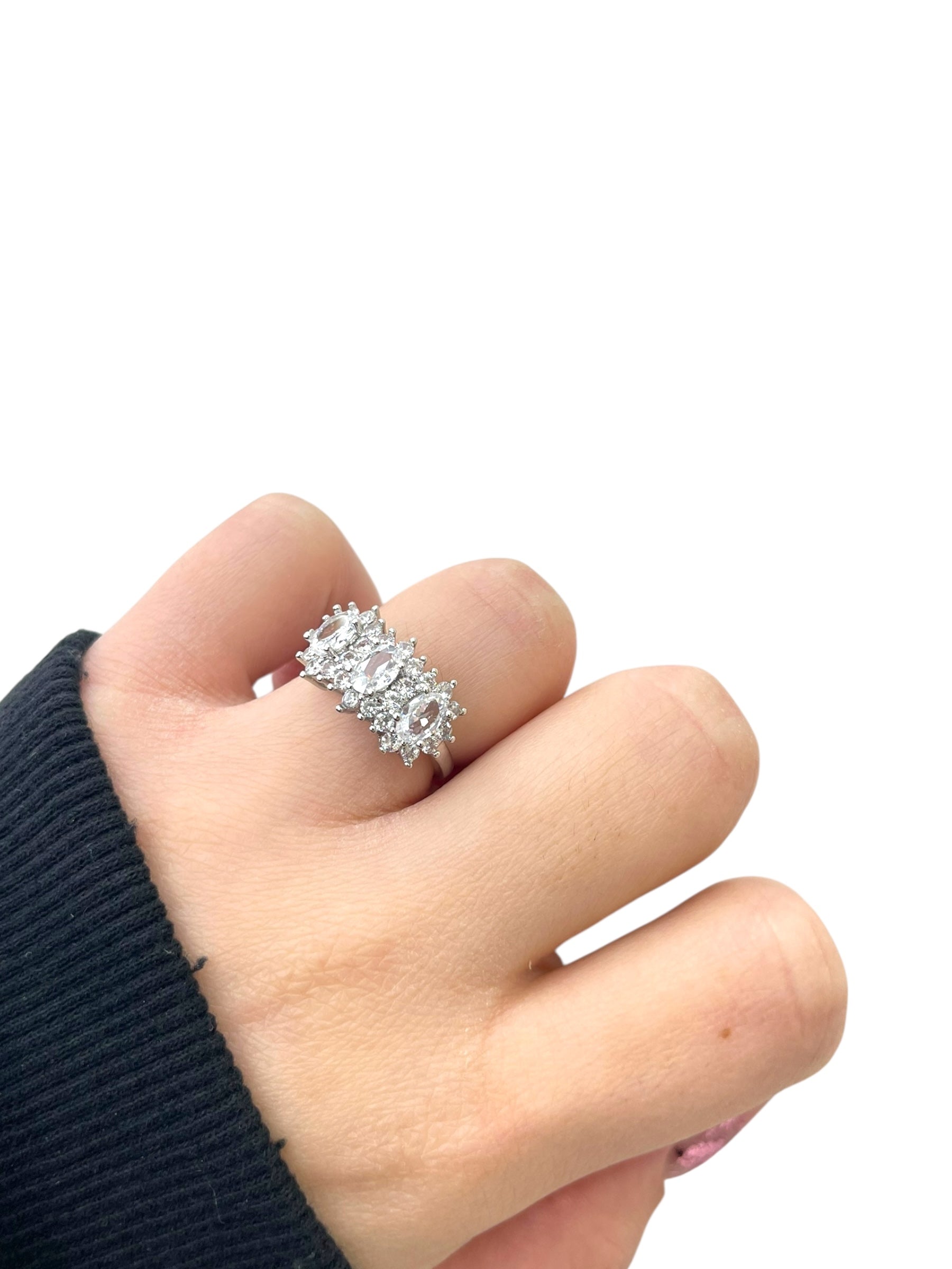 Anello three ovale