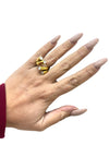 Anello punta di diamanti