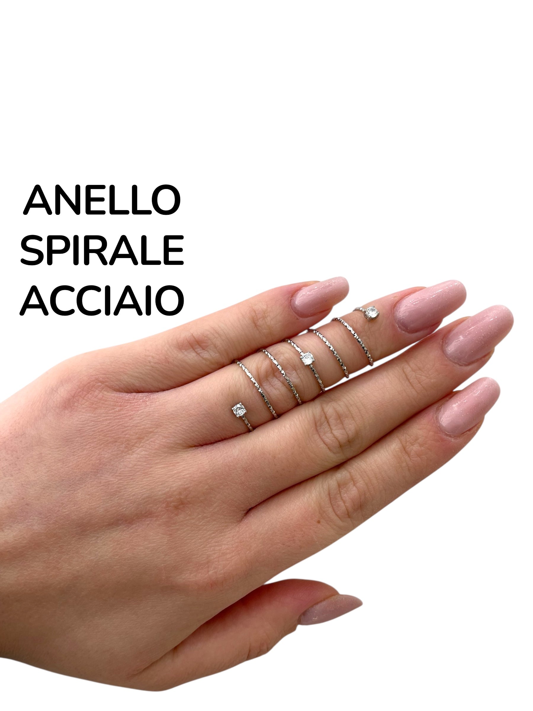 Anello spirale acciaio