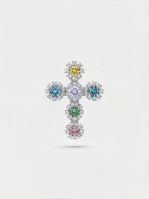 Anello cross fiorellini