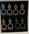 Orecchini rotondi Swarovski