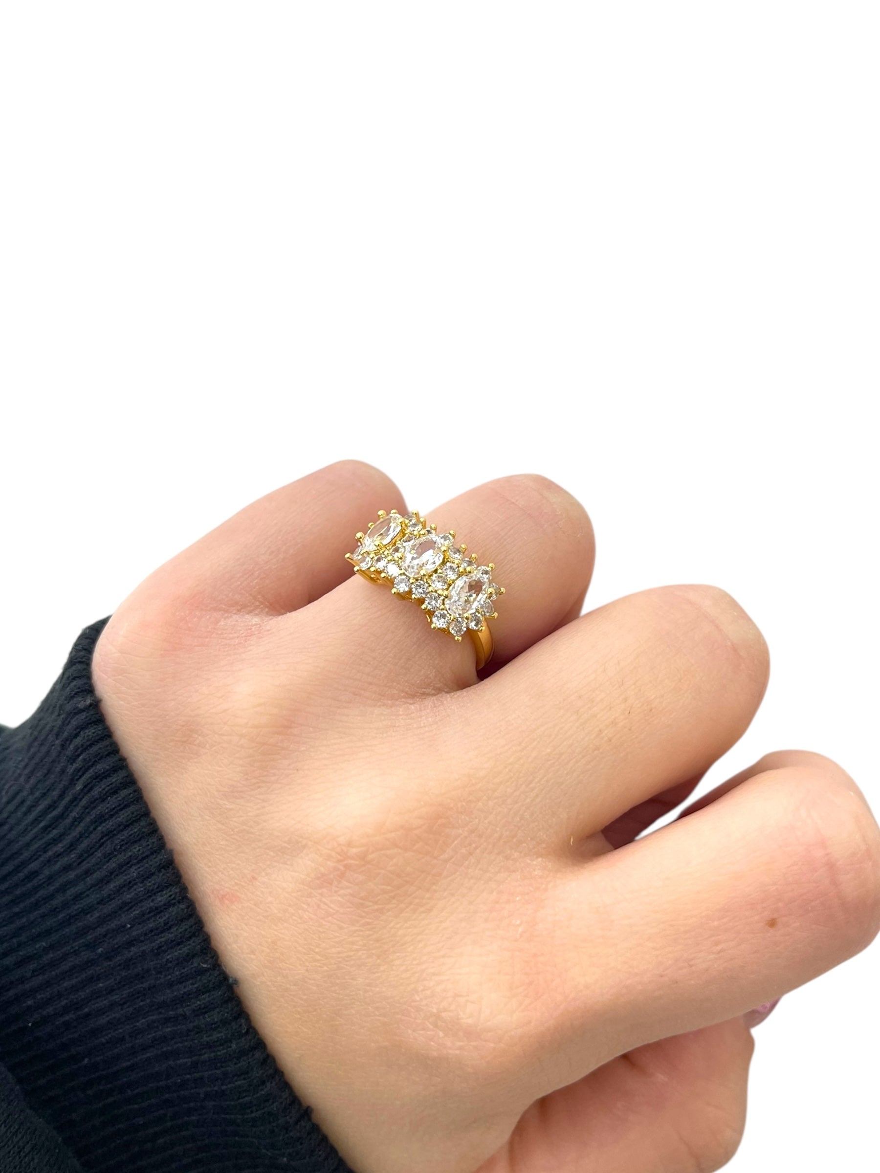 Anello three ovale