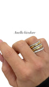 Anello bicolore