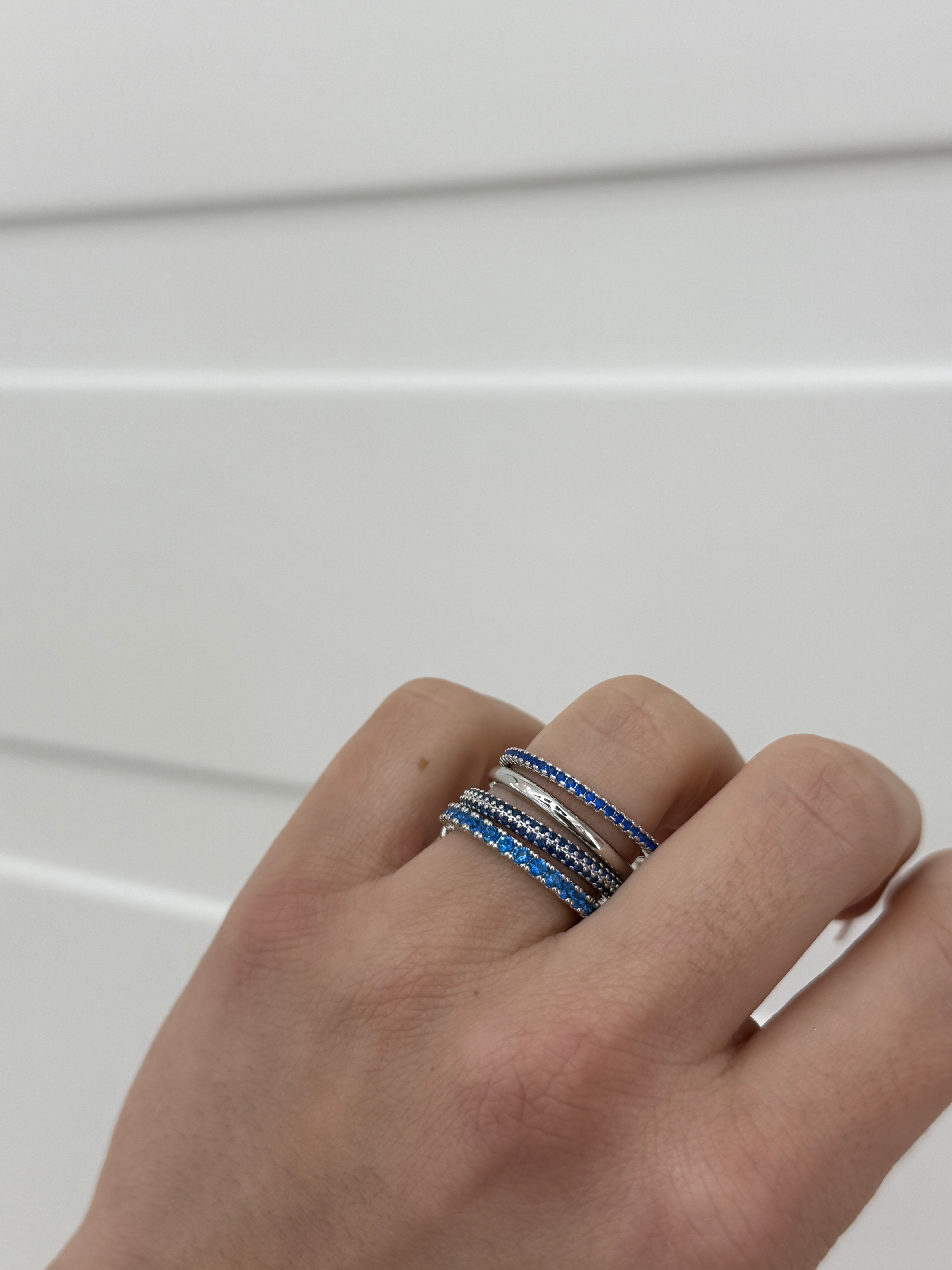 Anello four bicolore
