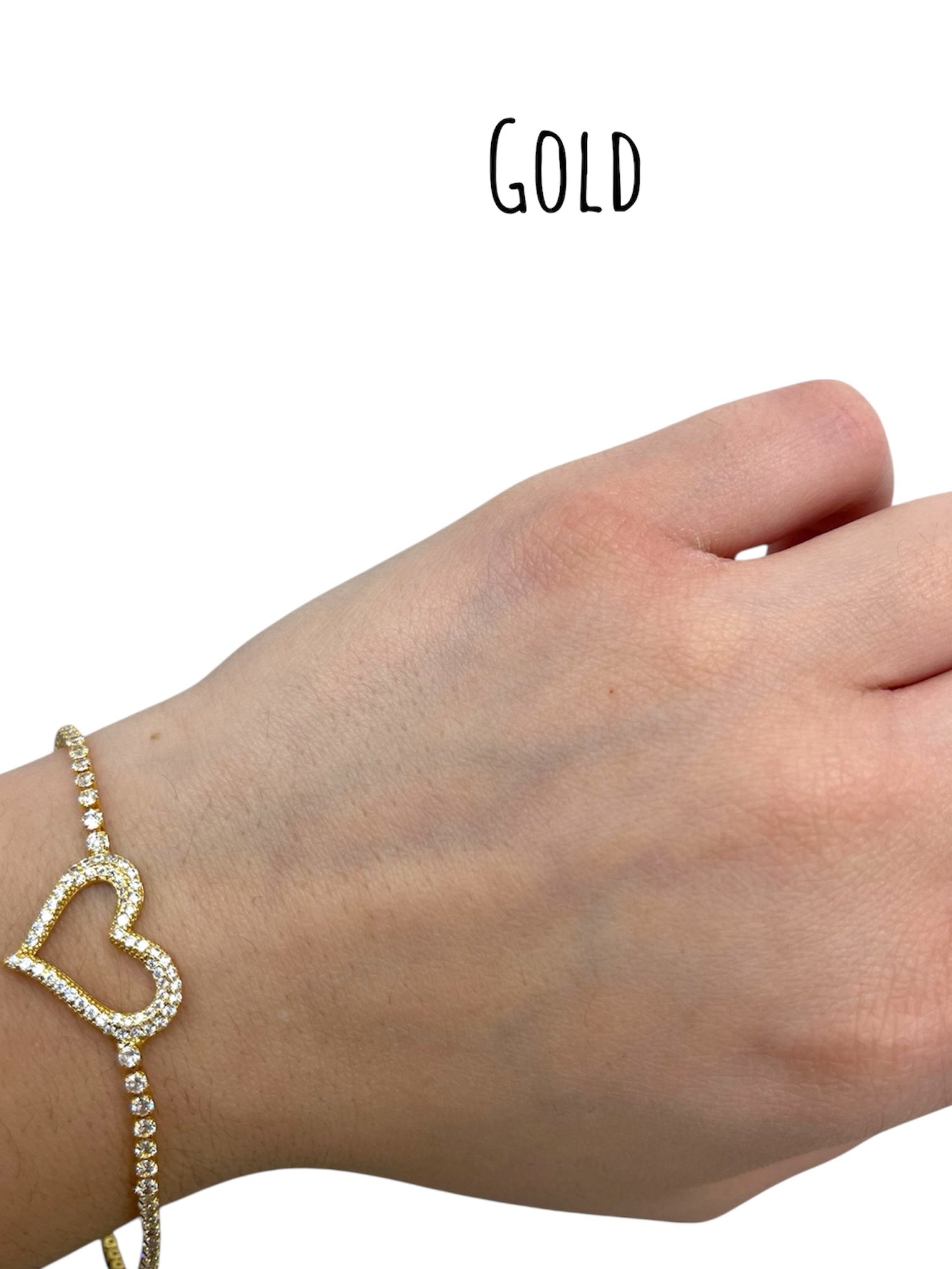 Bracciale amore strass