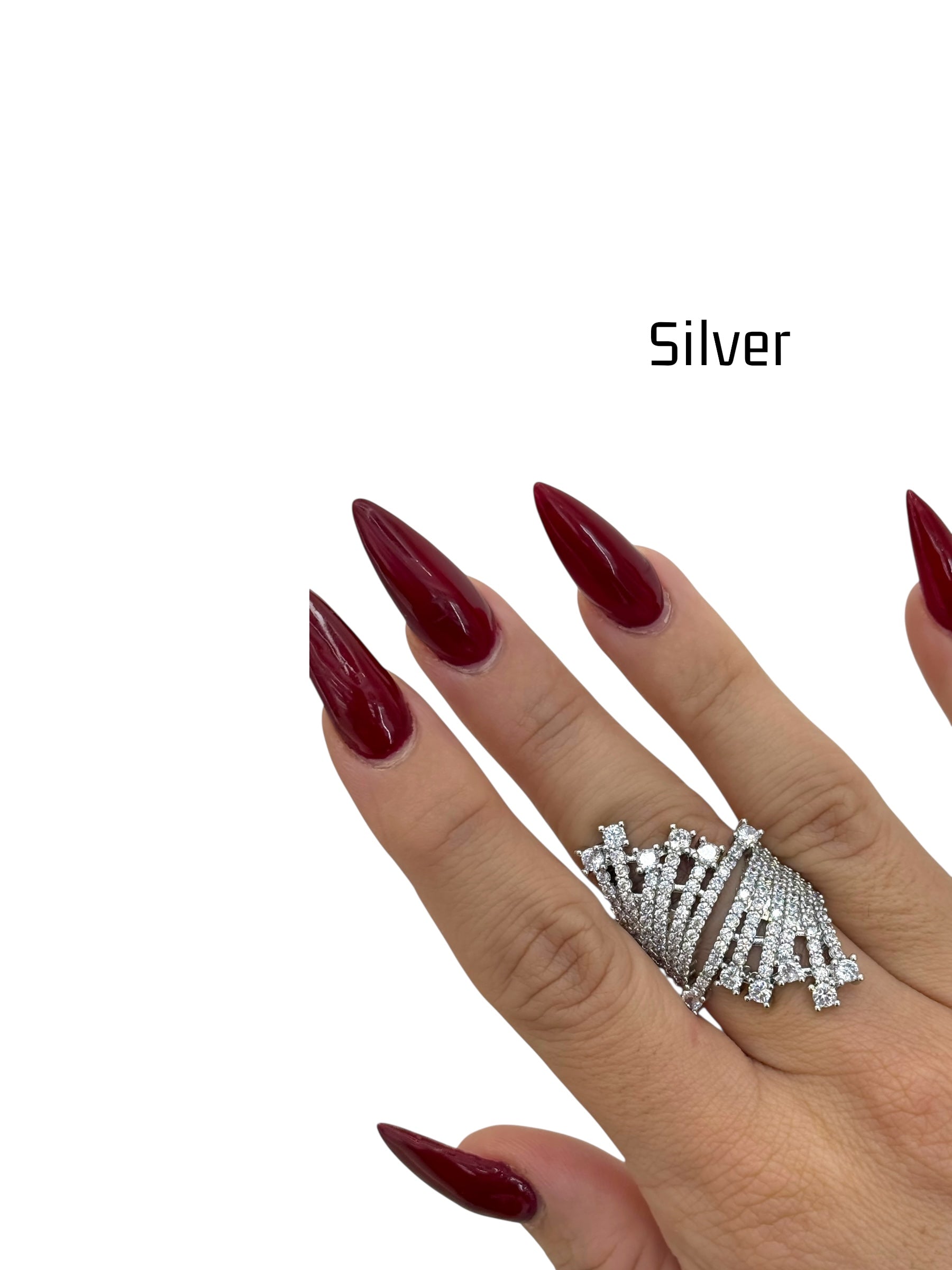 Anello fascia diamantini