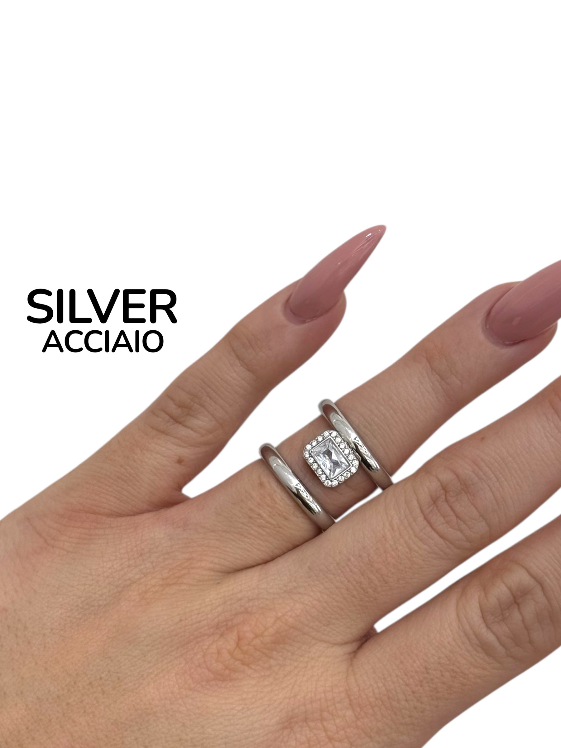 Anello cassandra inossidabile