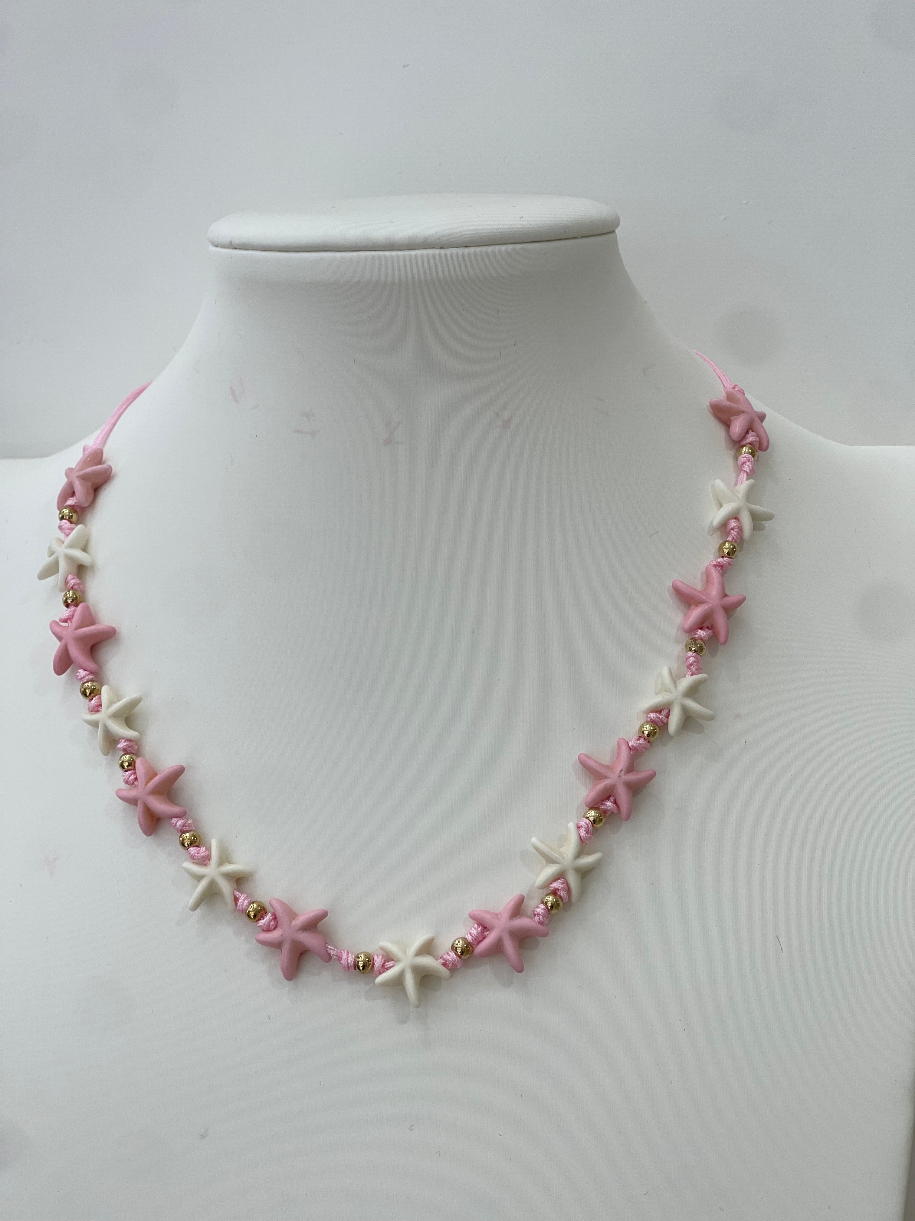 Collana multi stella marina