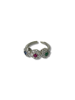 Anello 3 fiorellini