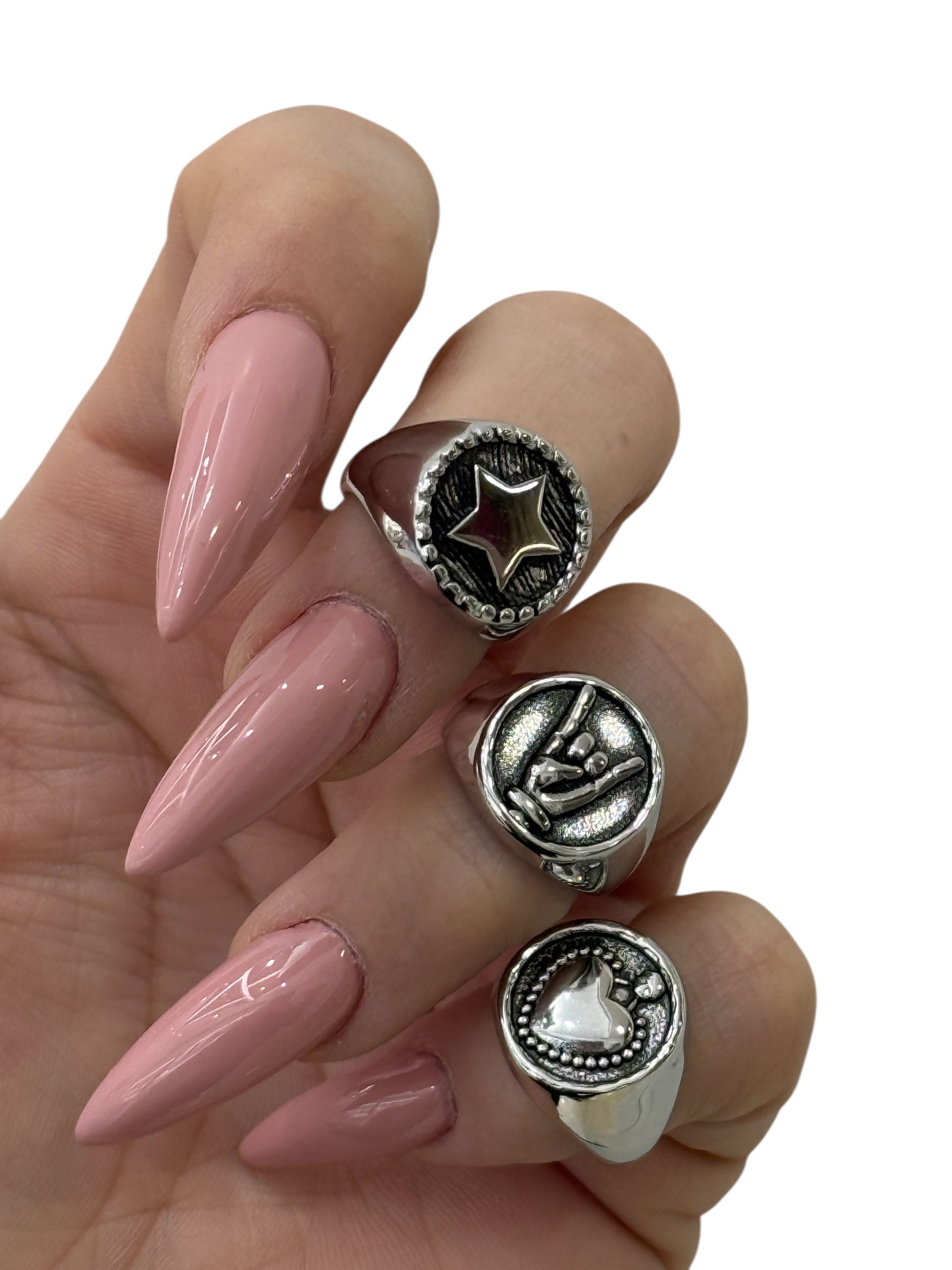 Anelli chevalier metallo