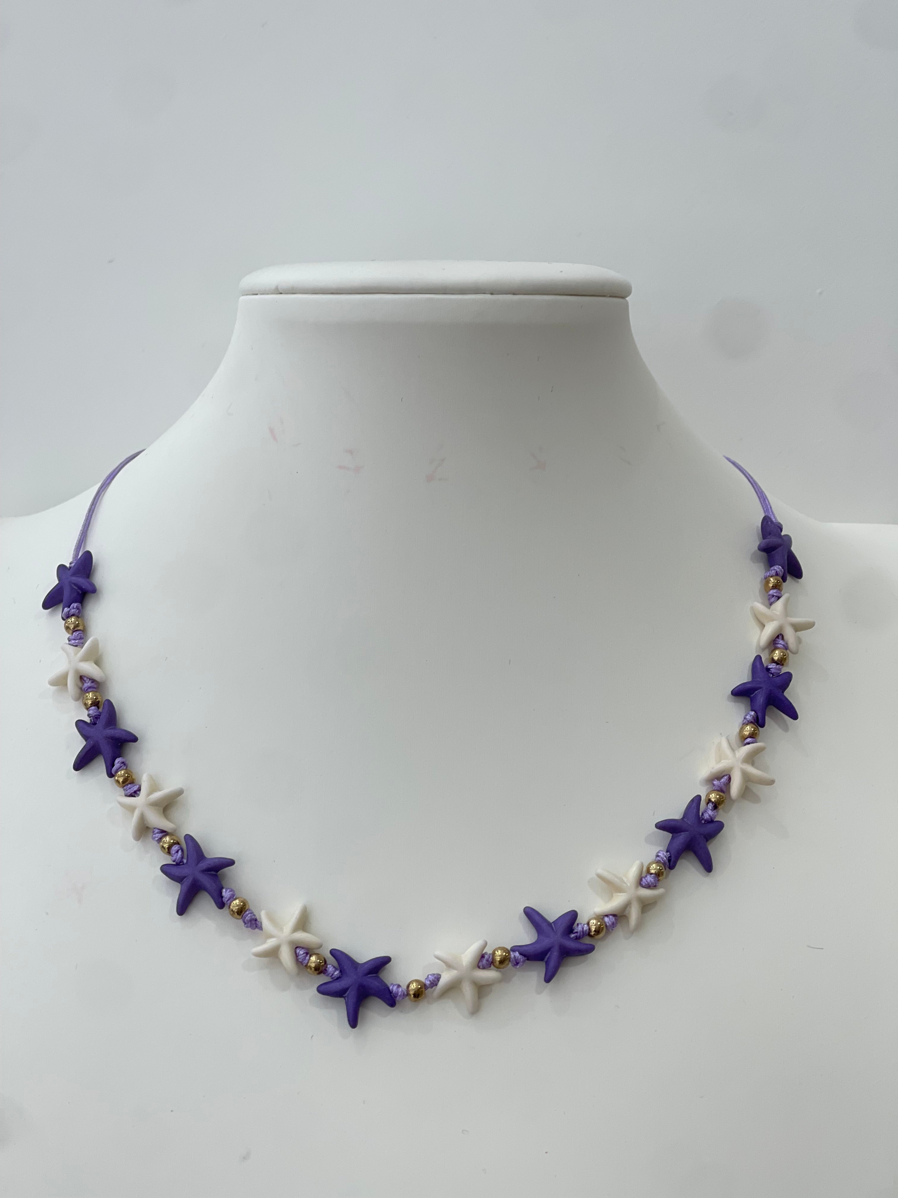 Collana multi stella marina