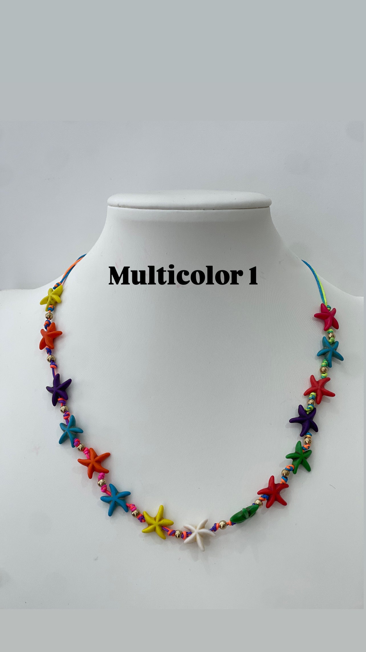 Collana multi stella marina