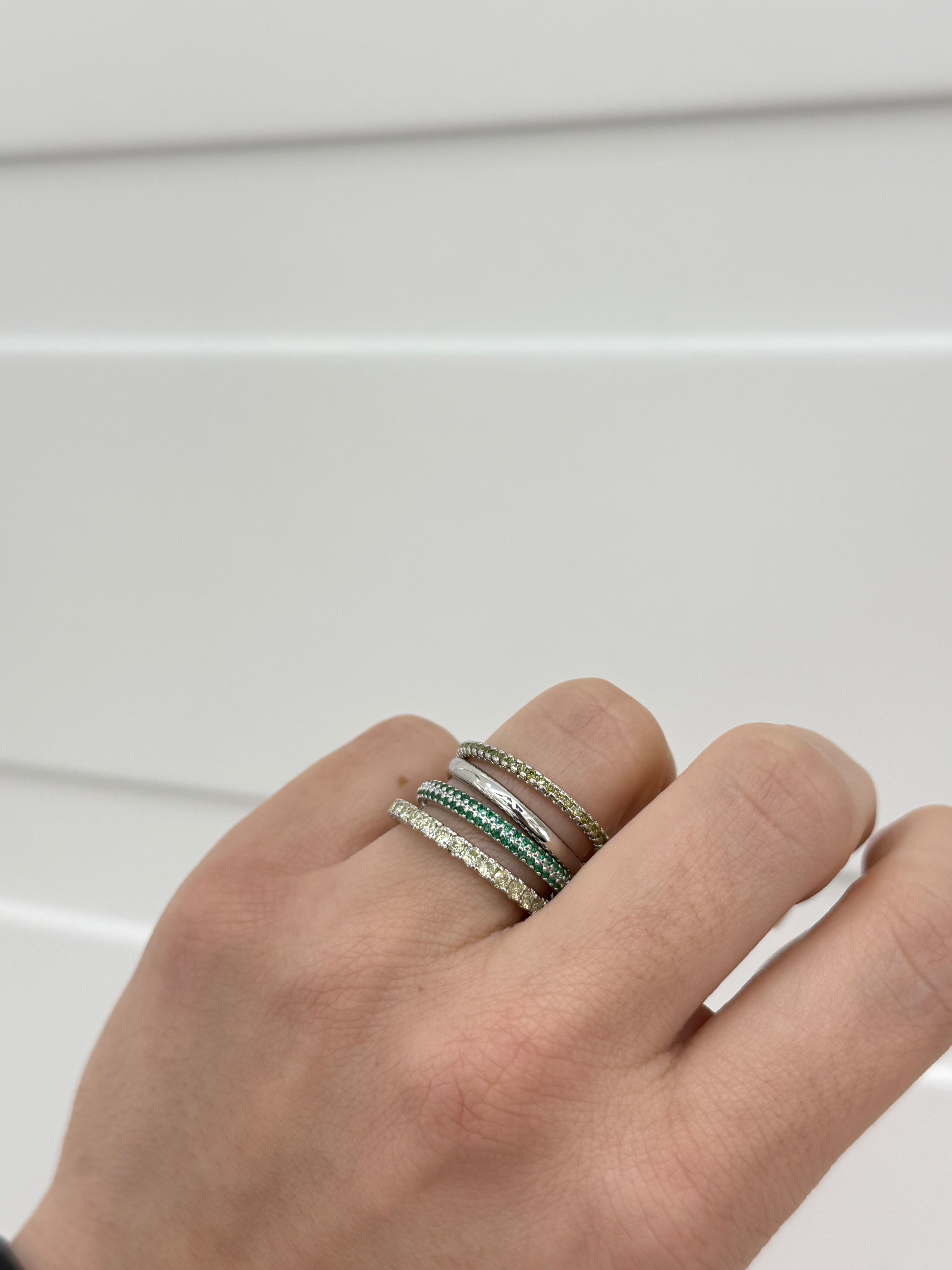 Anello four bicolore