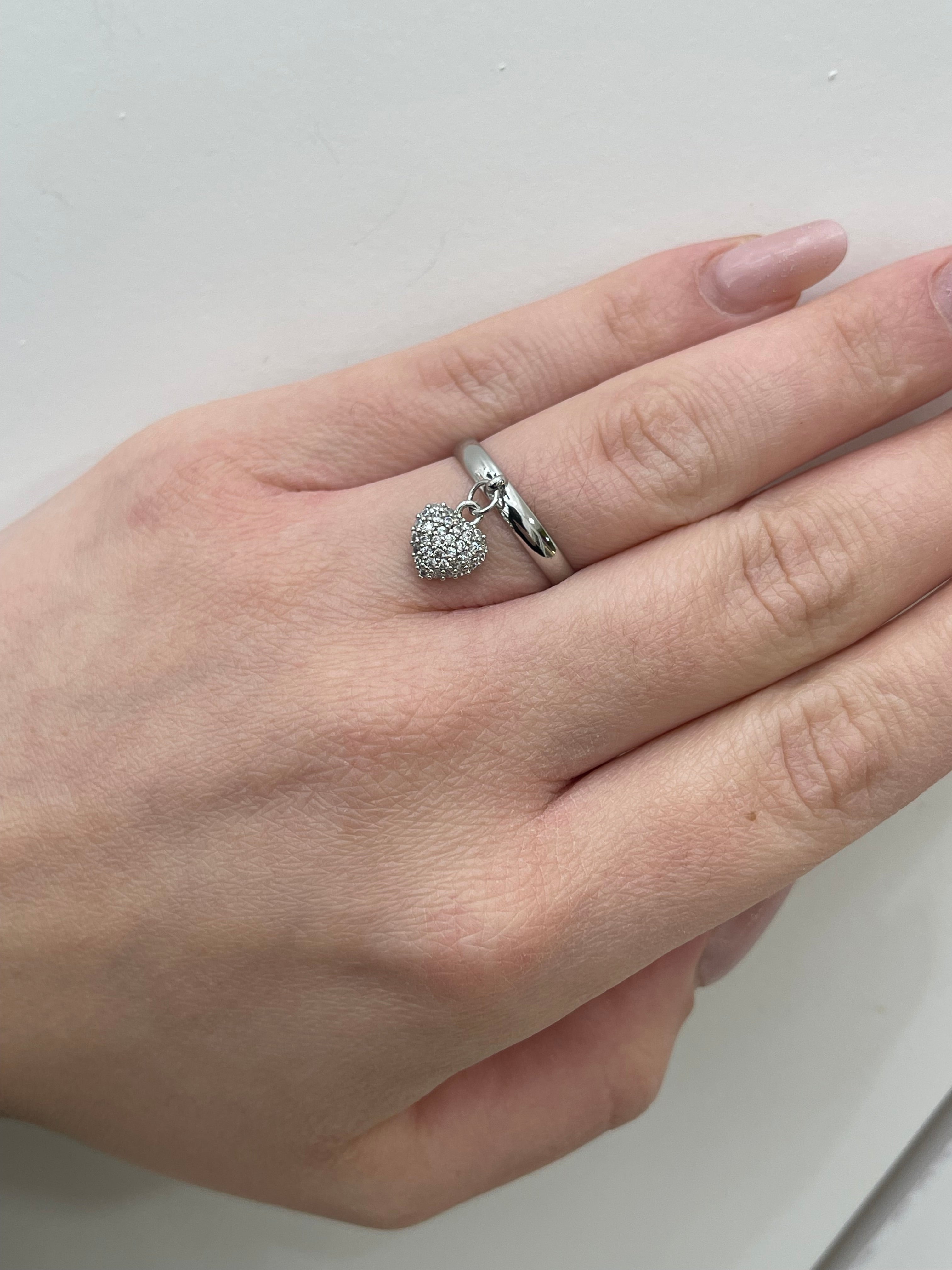 Anello cuoricino shimmer