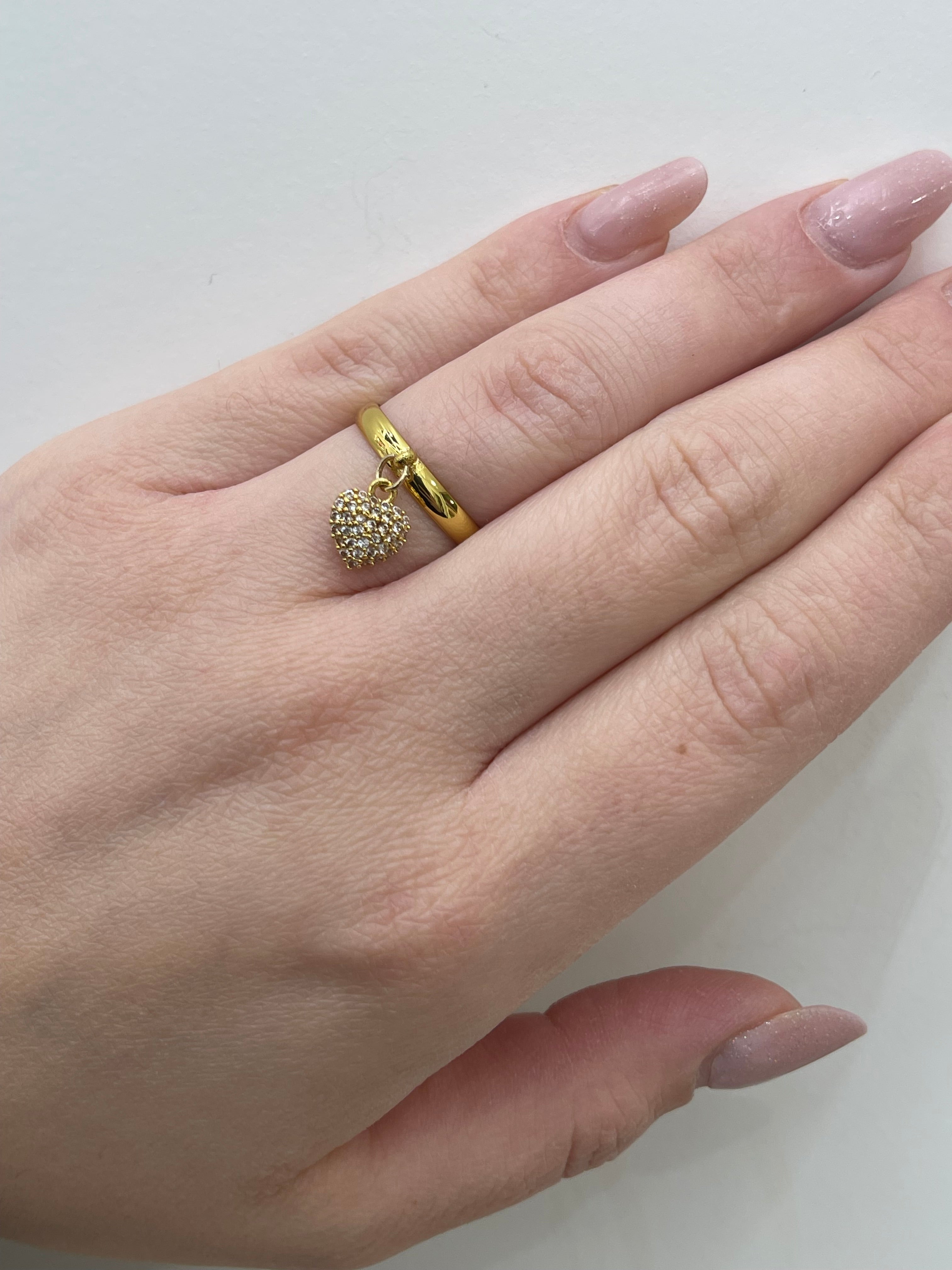 Anello cuoricino shimmer