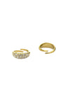 Anello super strass inox