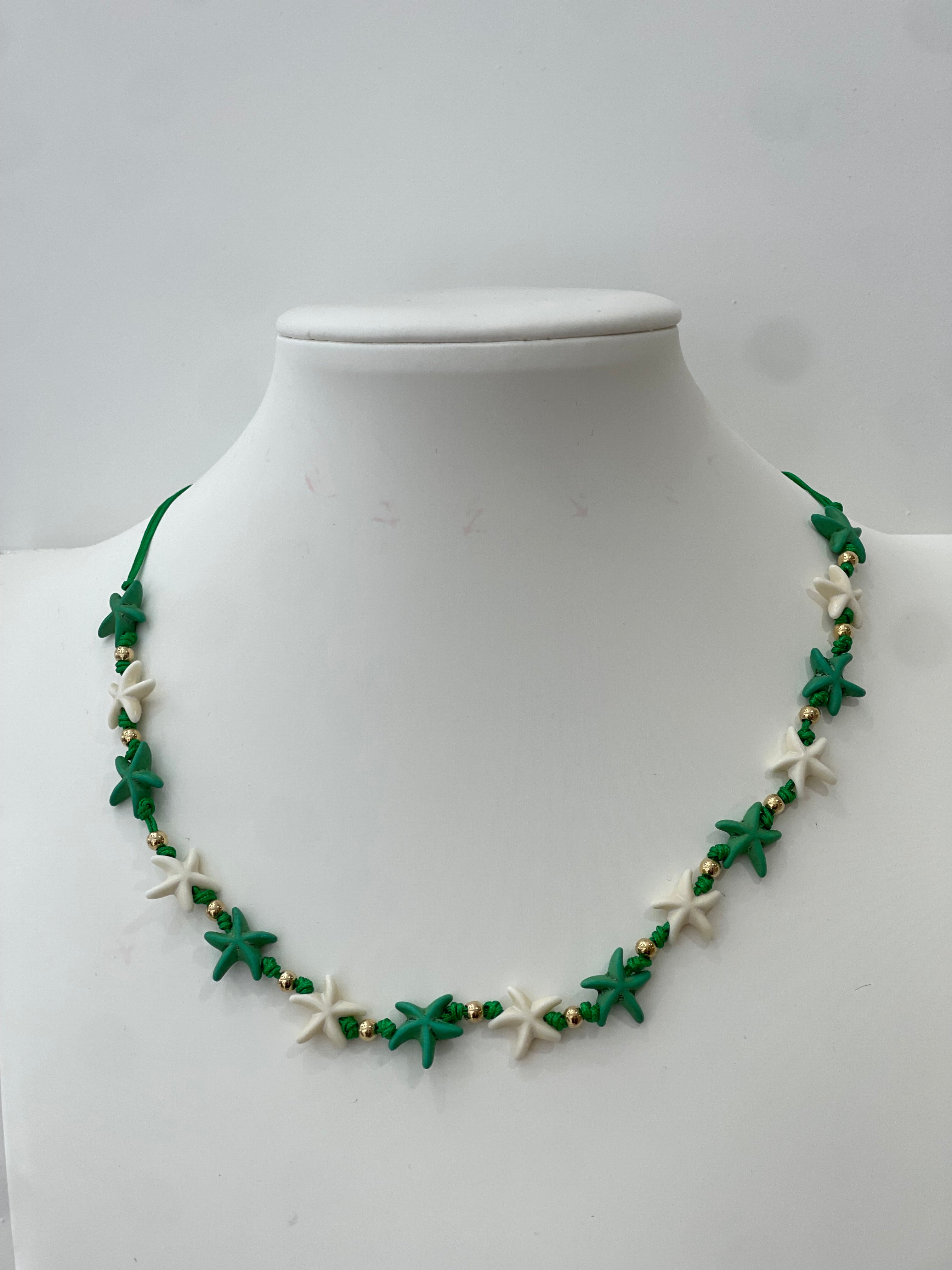 Collana multi stella marina