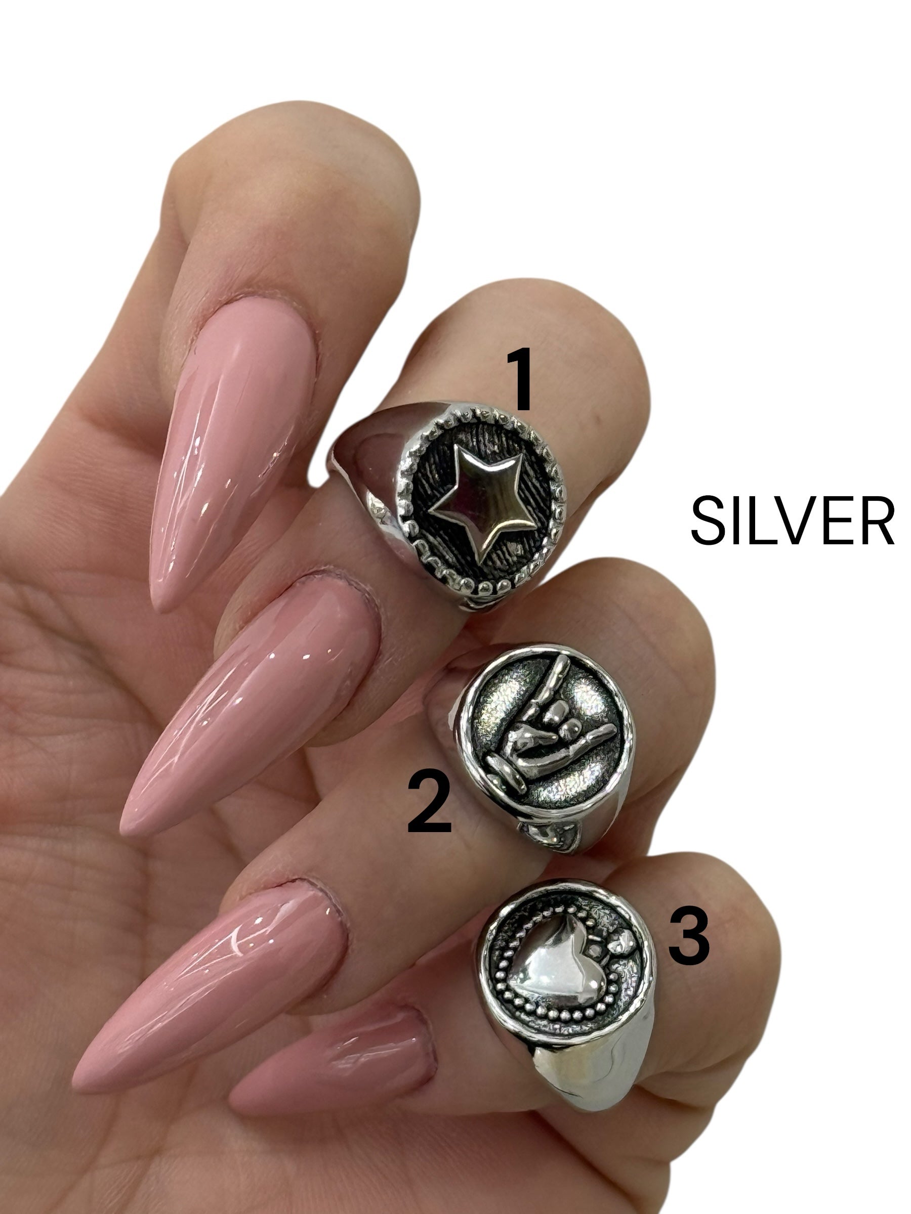 Anelli chevalier metallo