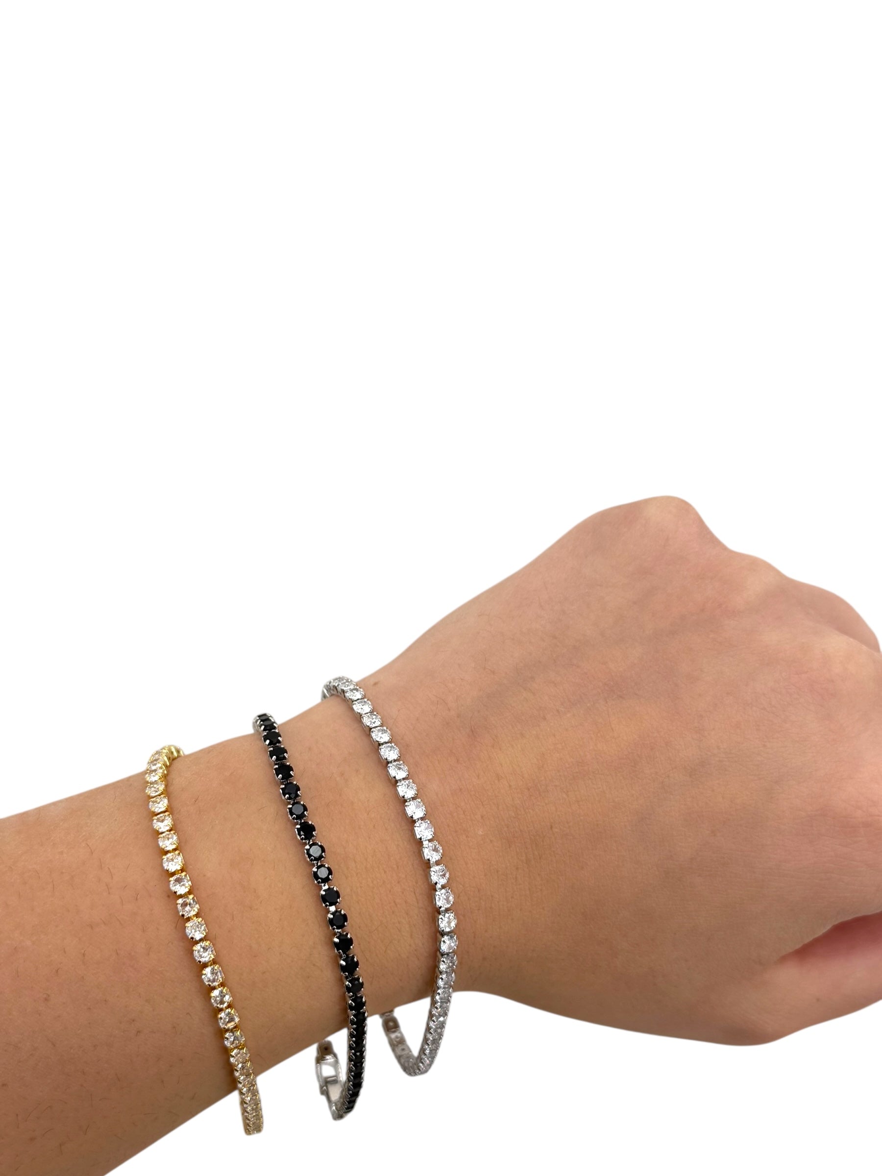 Bracciale total strass