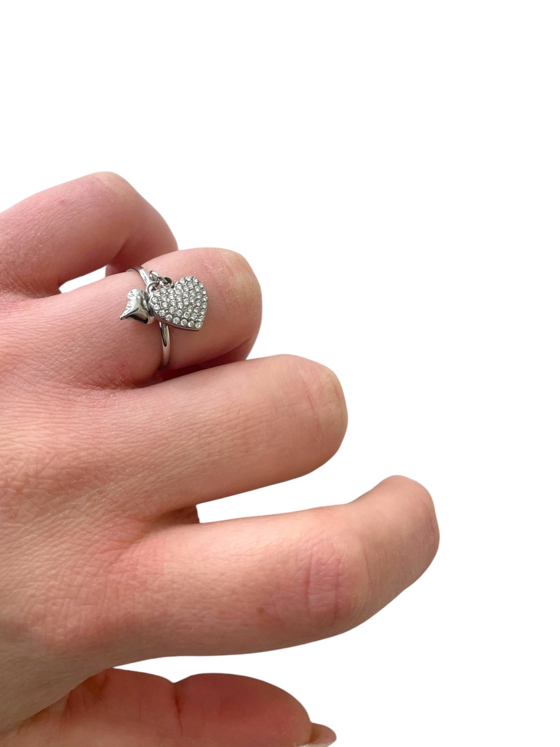 Anello heart sonagli