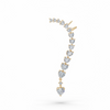Earcuff Cascata Di Cuori