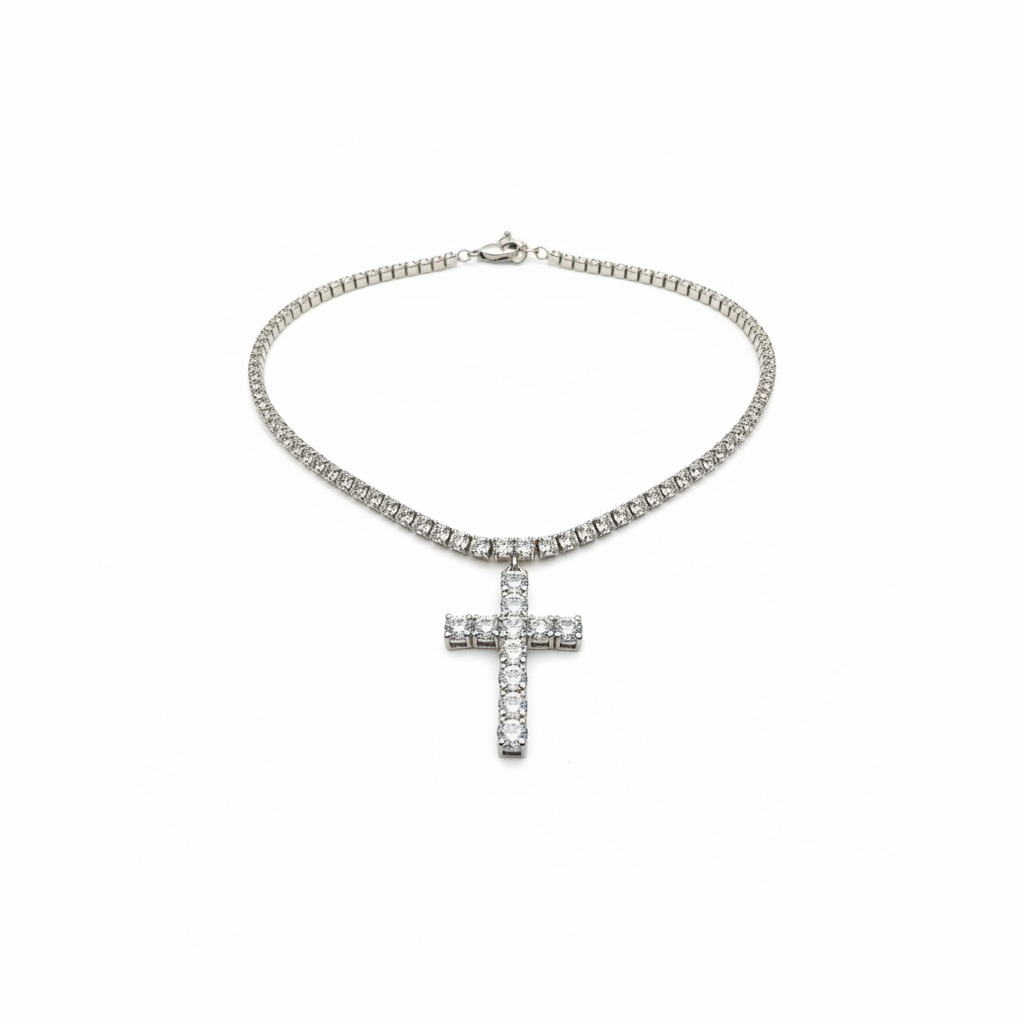 Collana zircon cross