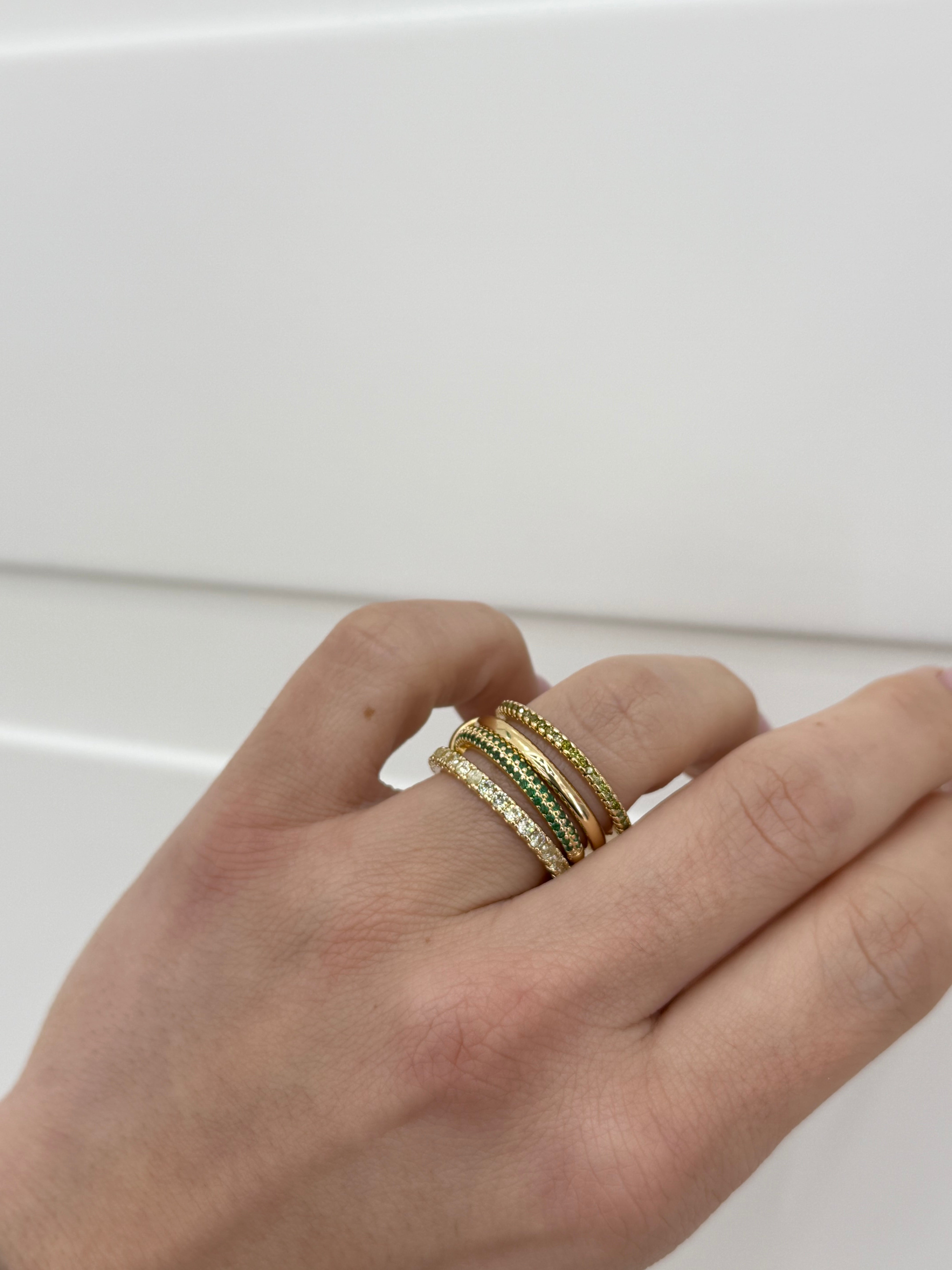Anello four bicolore
