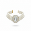 Choker white perla