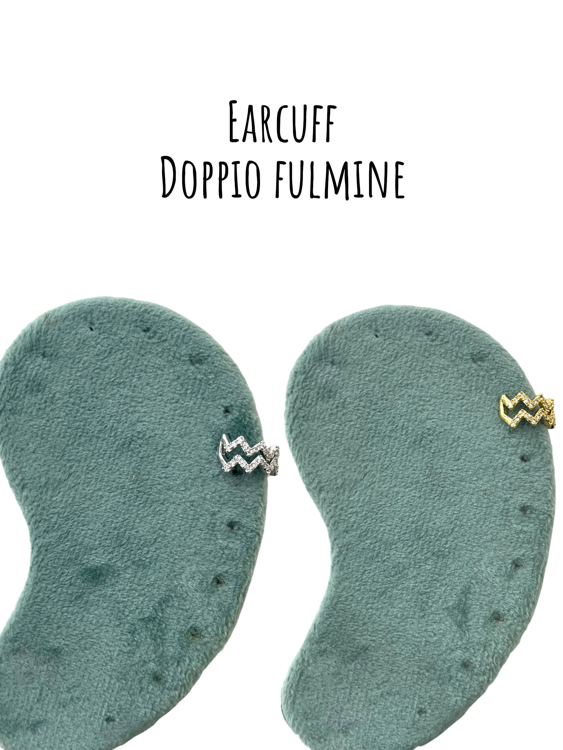 Earcuff doppio fulmine
