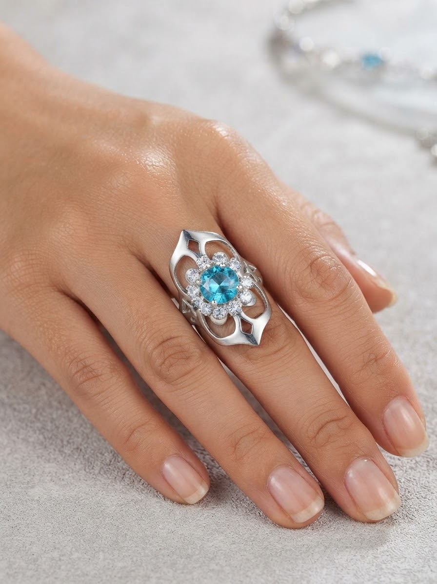 Anello Corallo Fiorellini