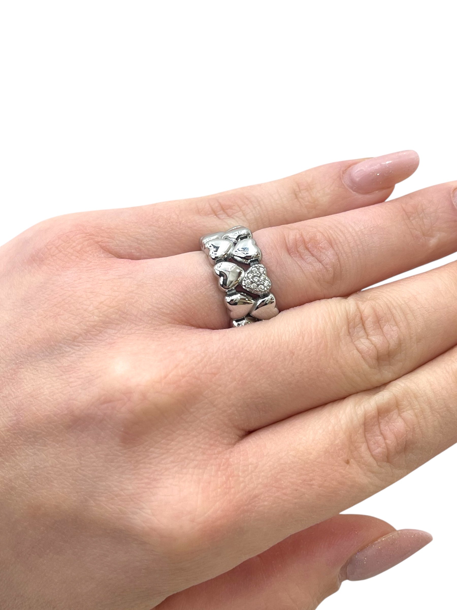 Anello fascione cuore