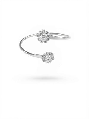 Bracciale duetto floreale