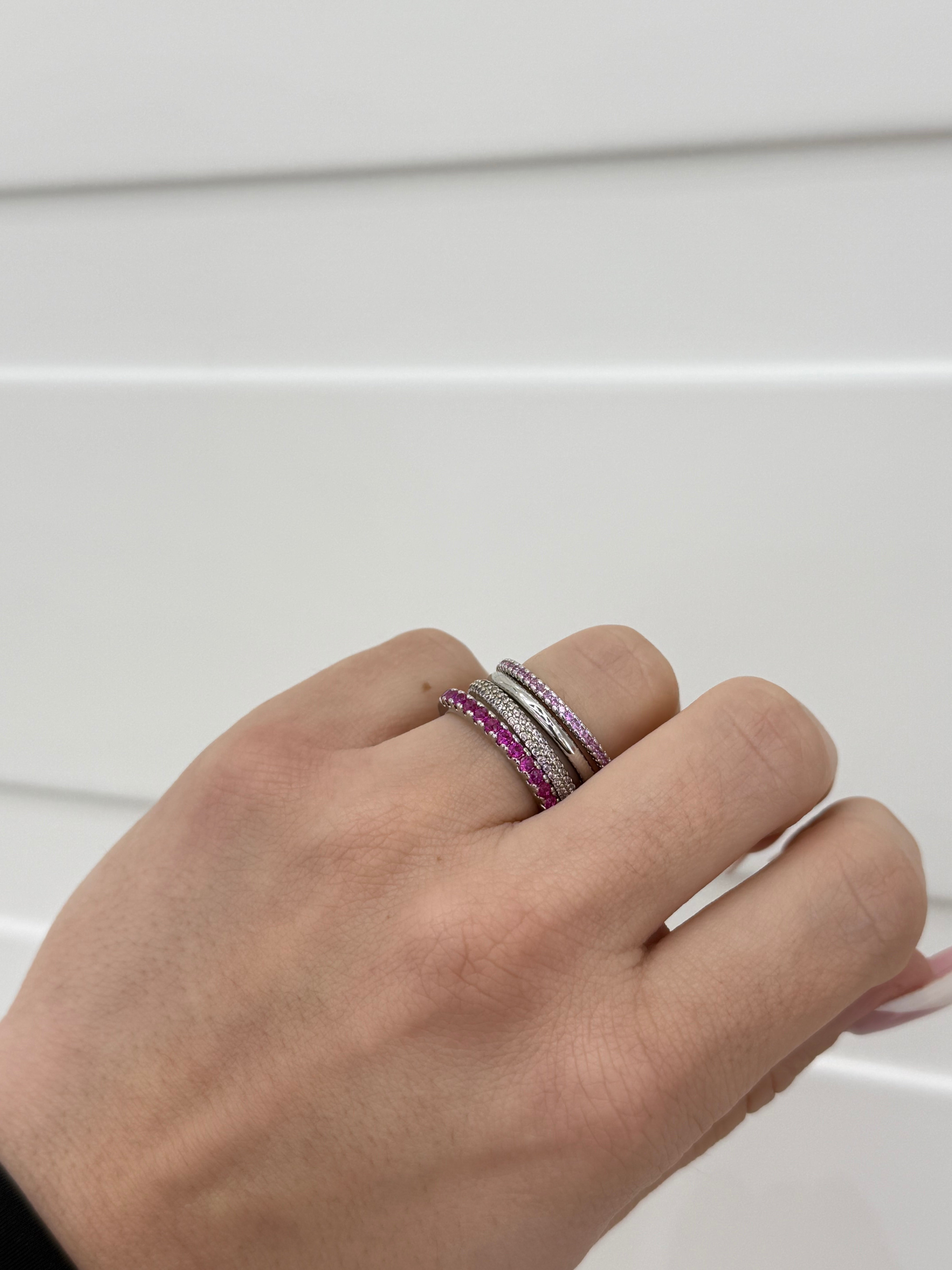Anello four bicolore