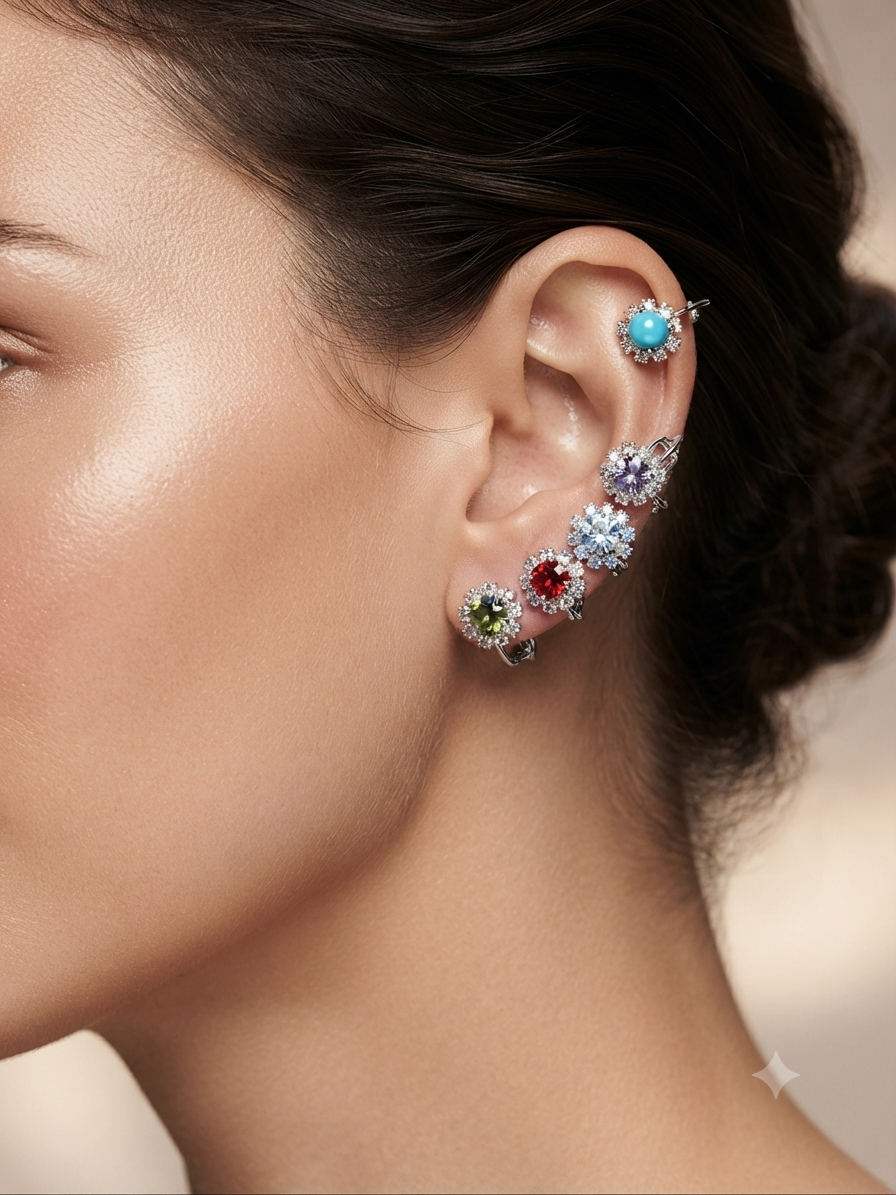 Earcuff fiorellino singoli small