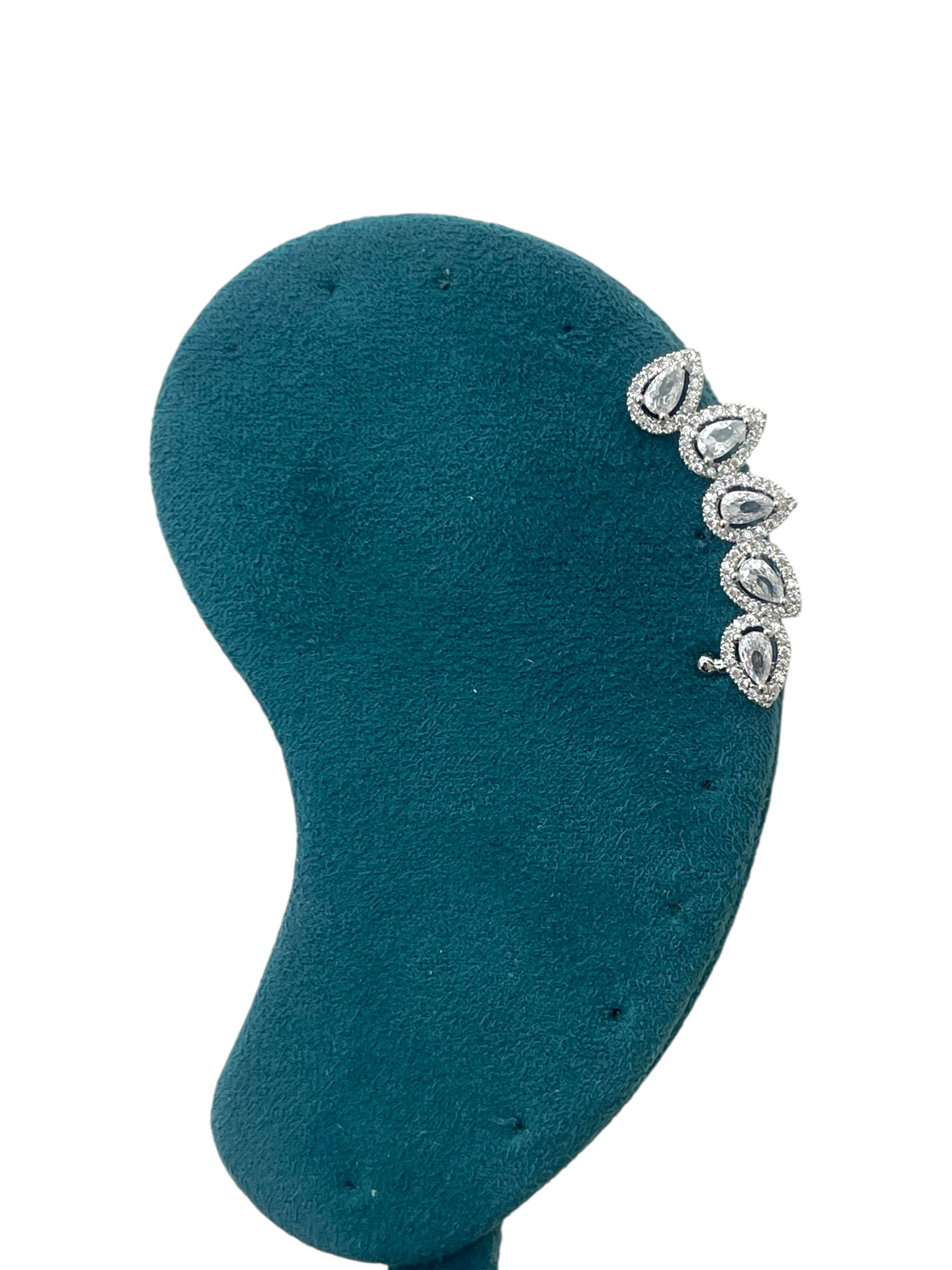 Earcuff goccia strass
