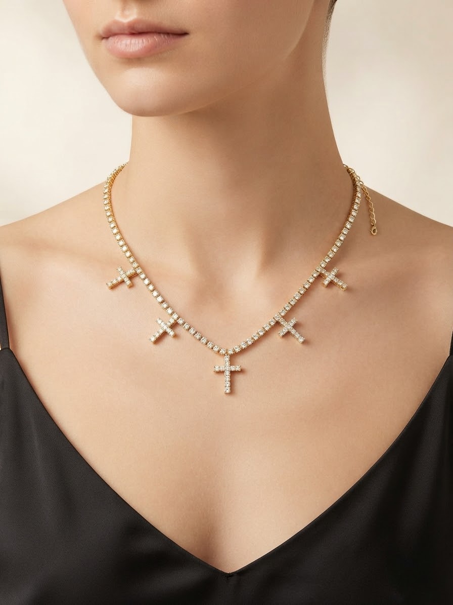 Girocollo Multi Cross