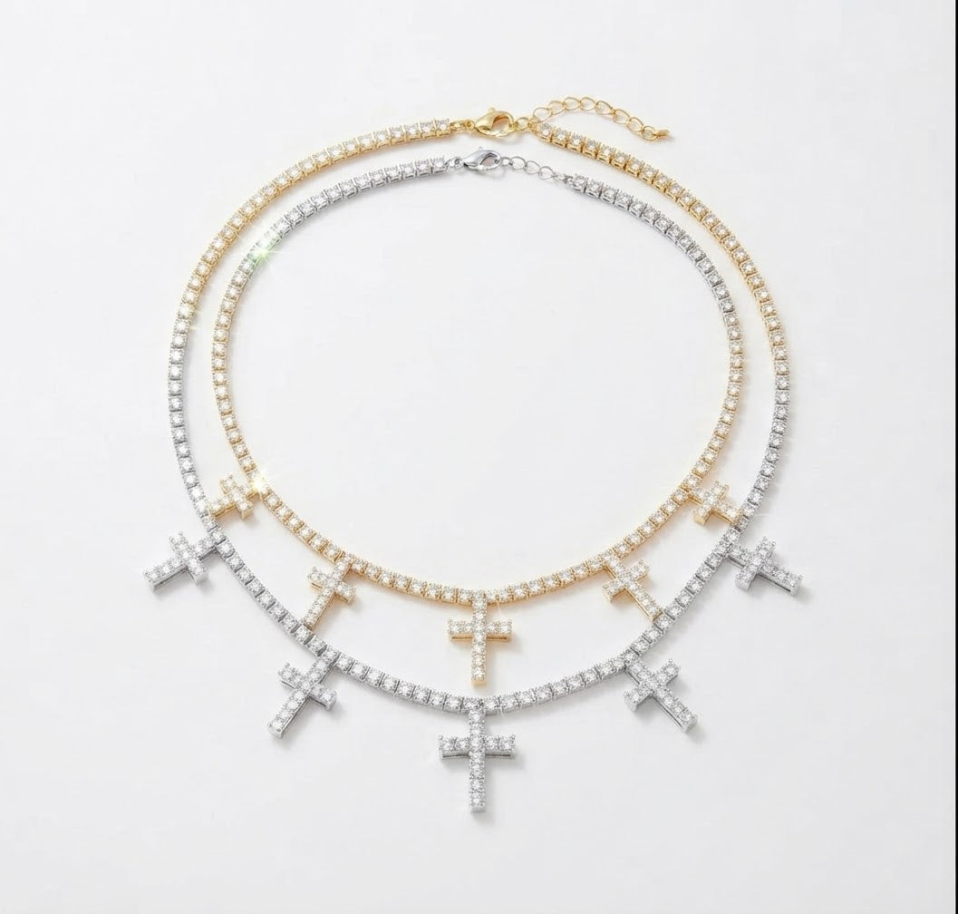 Girocollo Multi Cross